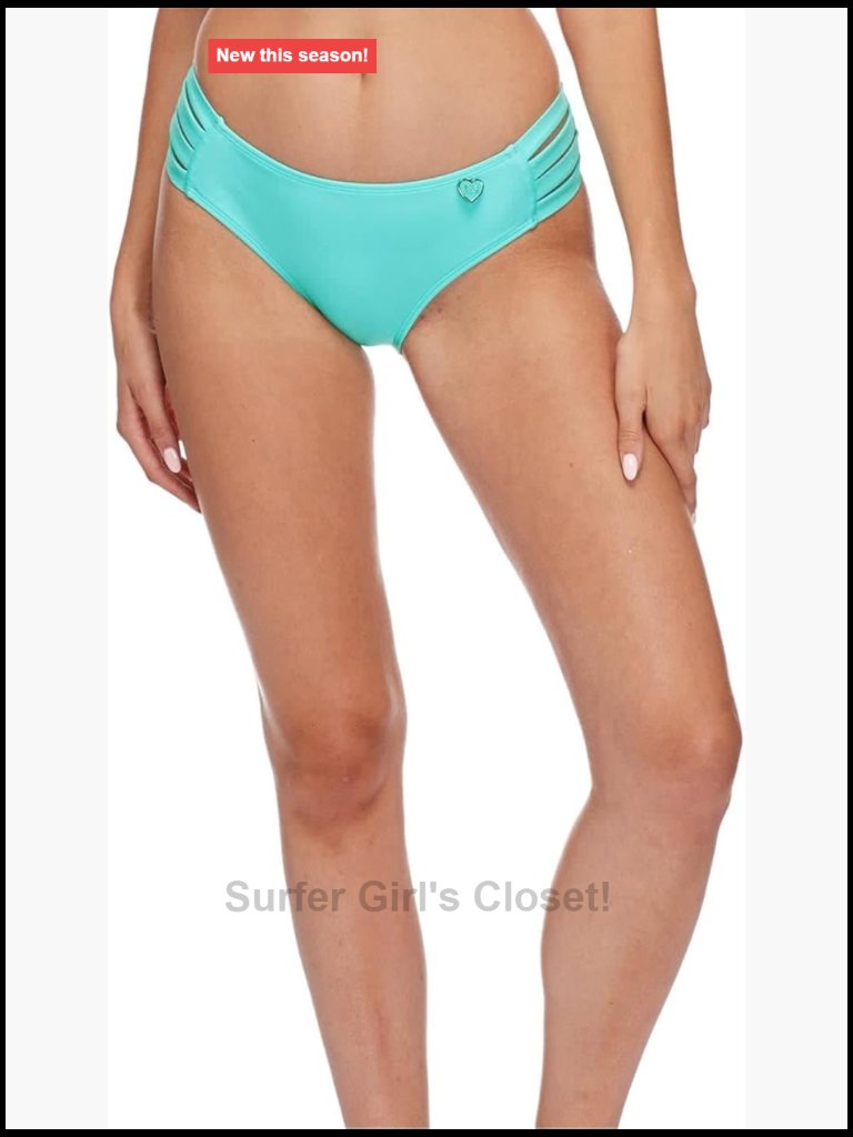 Full Coverage Bikini Bottom Swimsuit Women's Swim Bottoms Nylon Spandex